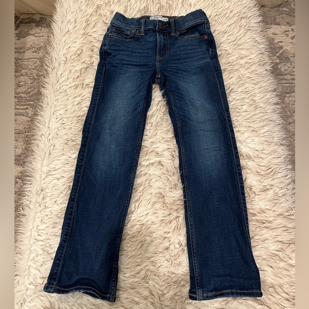 Abercrombie Kids -Straight Jeans - SLIM 9/10 - Dark Wash
